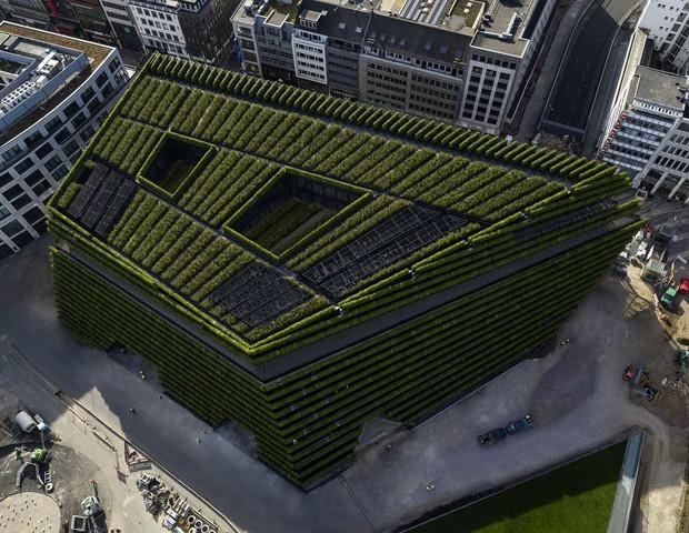 Fachadas Verdes na Alemanha, por Ingenhoven Architects.