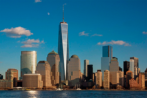 Foto do One World Trade Center, de Nova Iorque, por Times Magazine